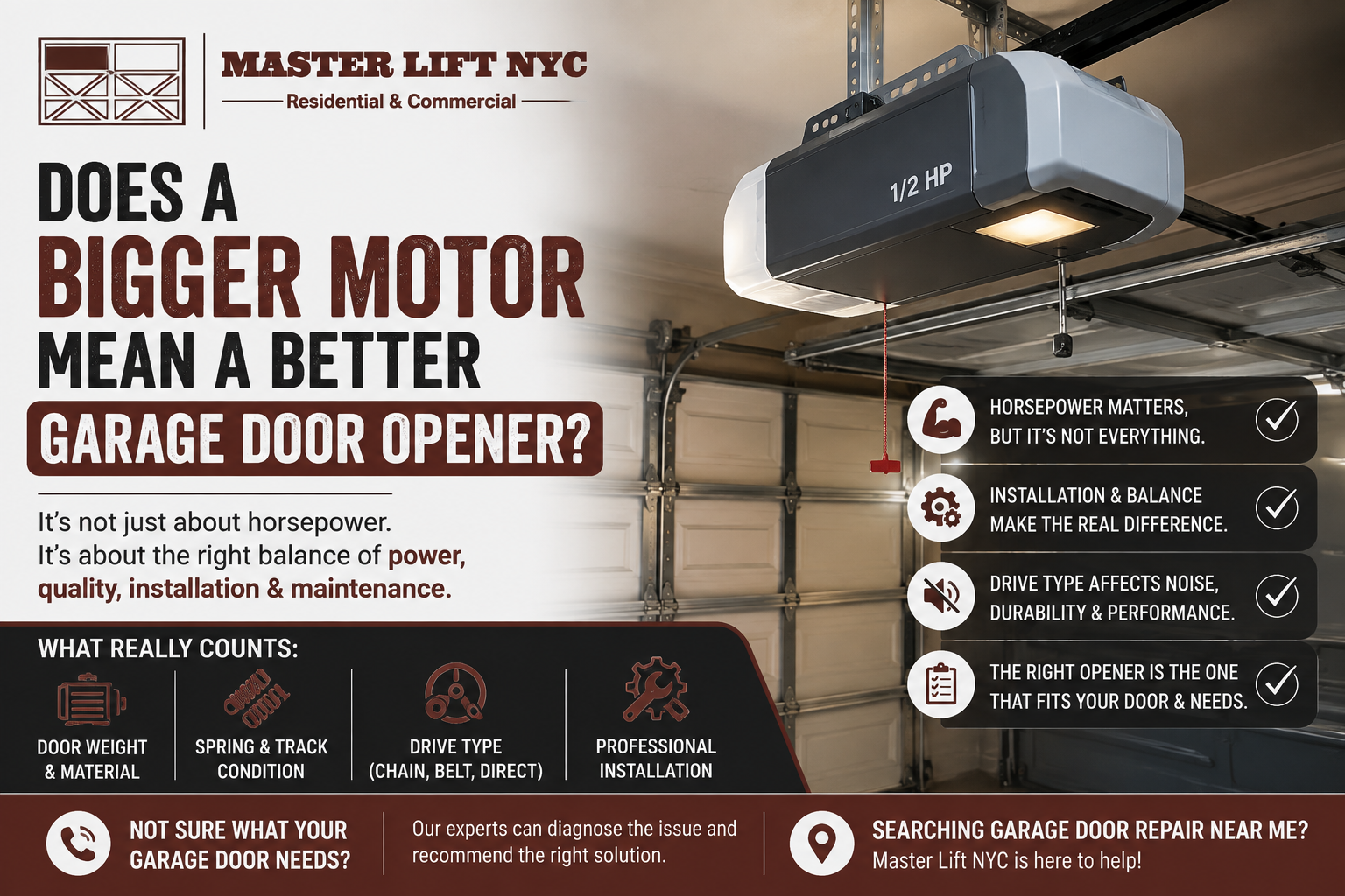 Does a Bigger Motor Mean a Better Garage Door Opener?